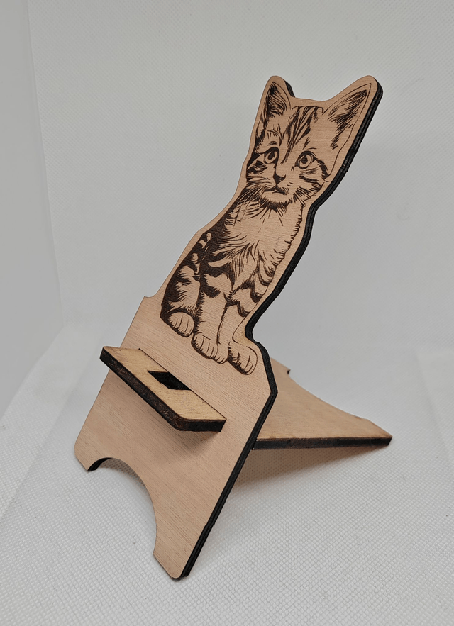 Support de téléphone chaton