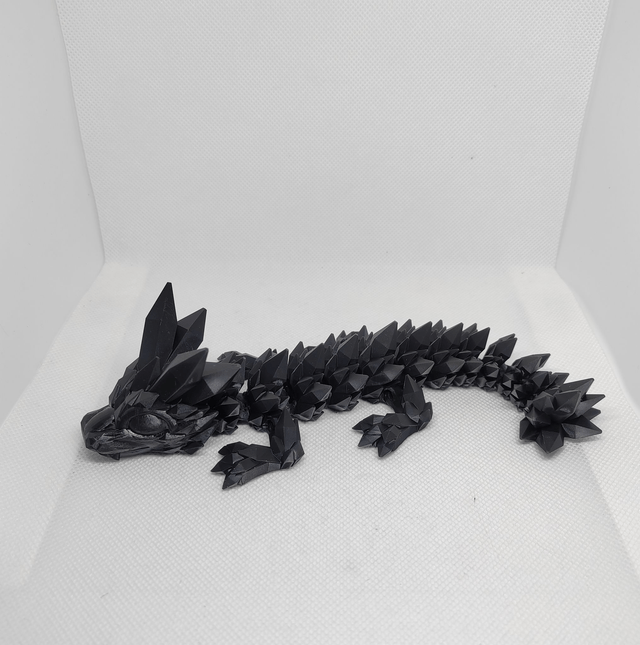 Dragon cristal en résine 