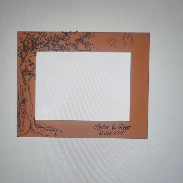 Cadre photo en bois