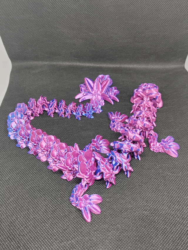 Dragon fleurs d'orchidée 