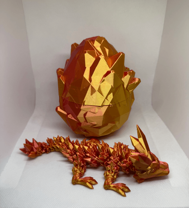 Oeuf de dragon cristal 