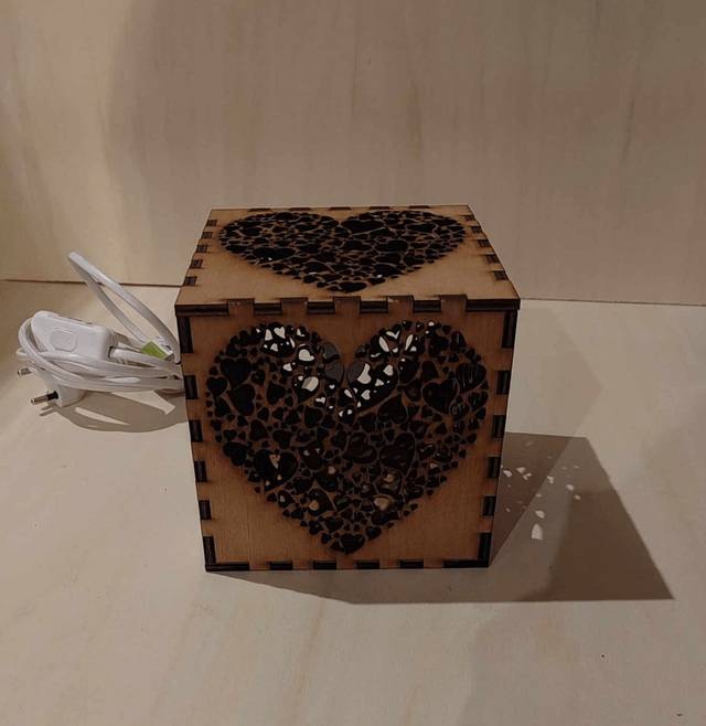Lampe cœur 