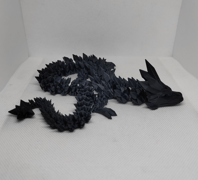 Dragon cristal aux yeux bleus