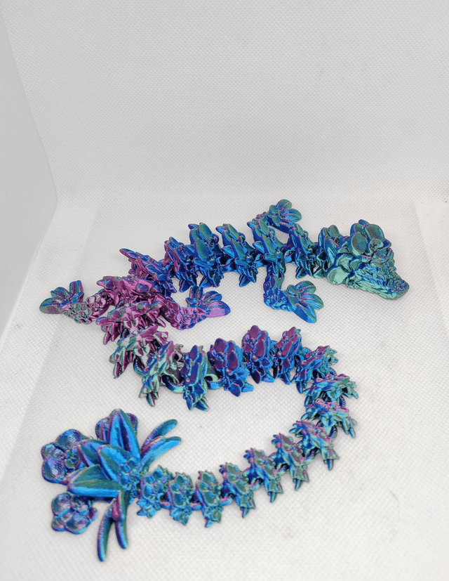 Dragon fleurs d'orchidée