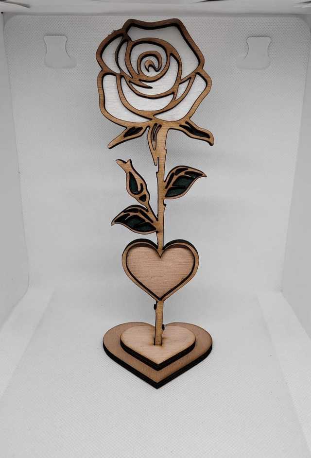 Rose en bois