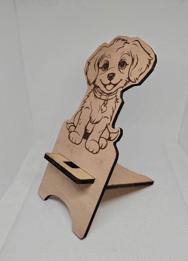 Support de téléphone chiot