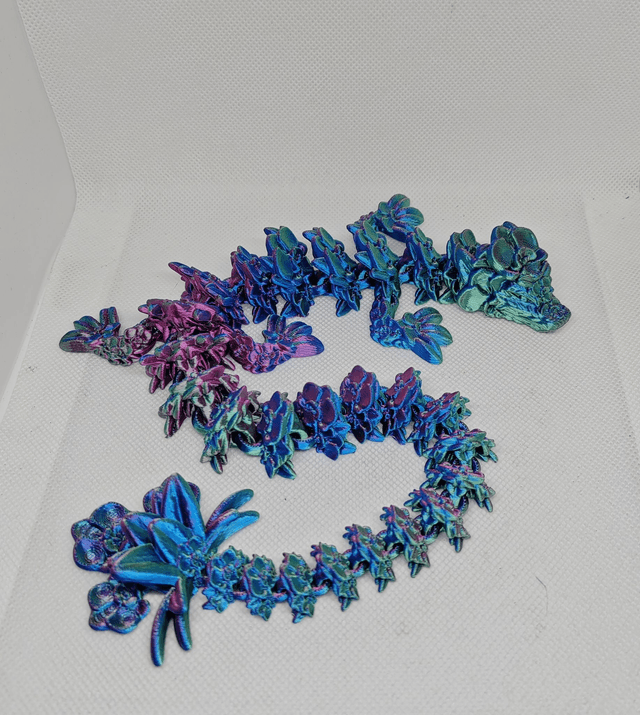 Dragon fleurs d'orchidée
