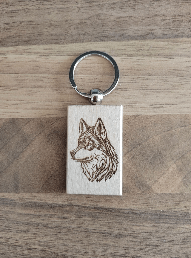 Porte-clés loup