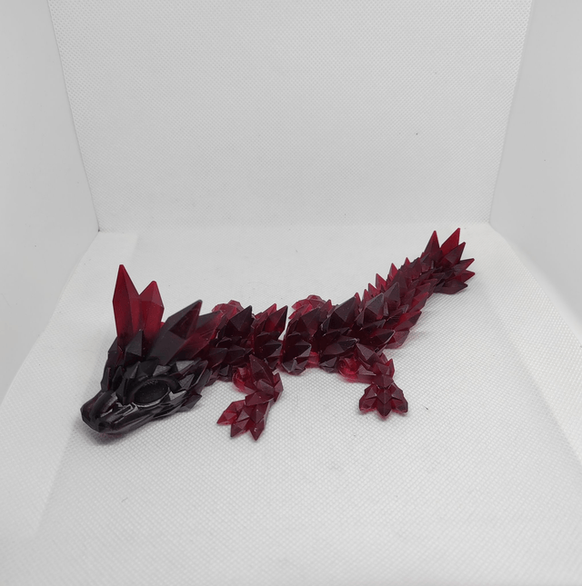 Dragon cristal en résine