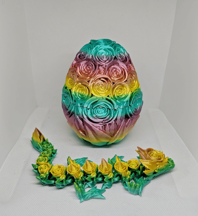 Œuf de dragon roses 
