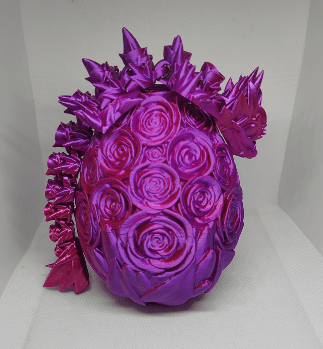 Œuf de dragon roses