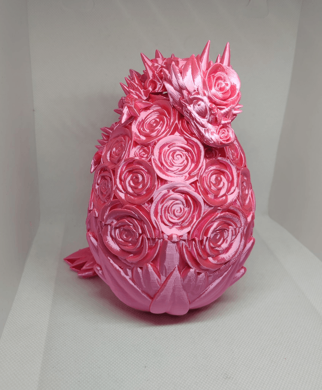 Oeuf de dragon roses