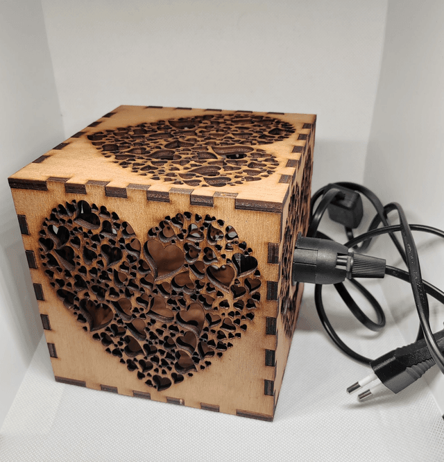 Lampe cœur 
