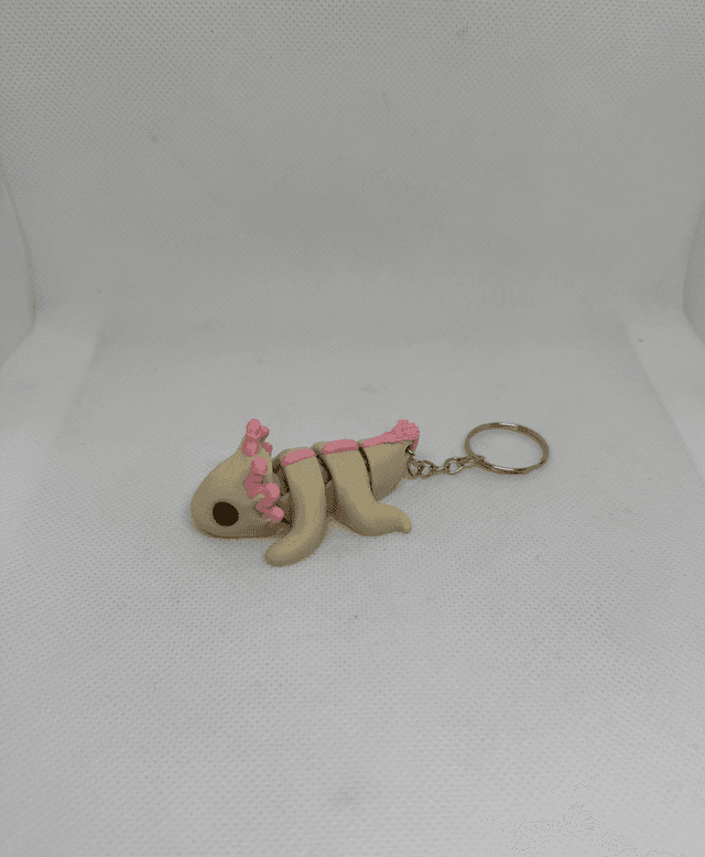 Porte clés axolotl
