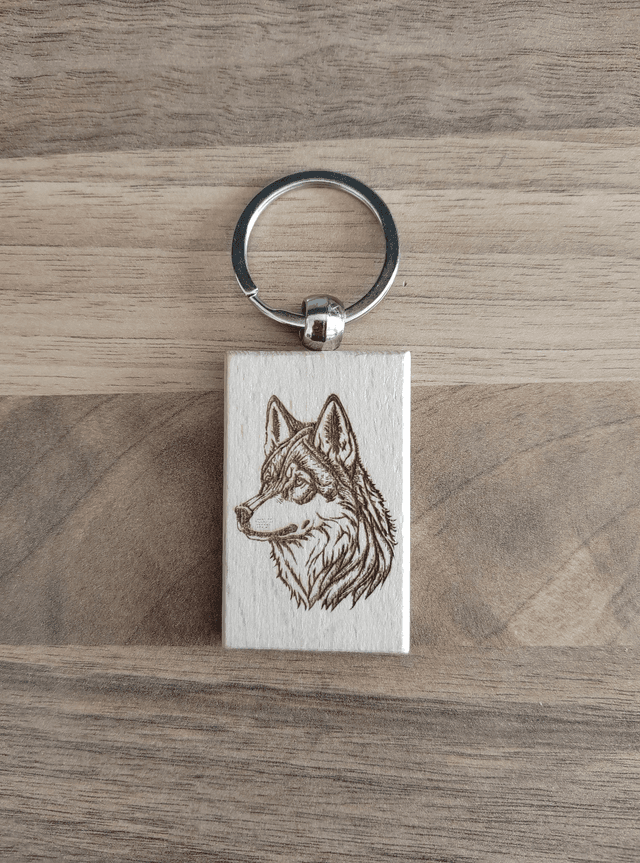 Porte-clés loup