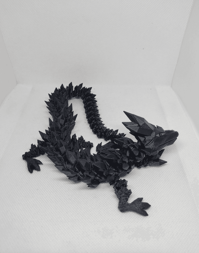 Dragon cristal aux yeux bleus
